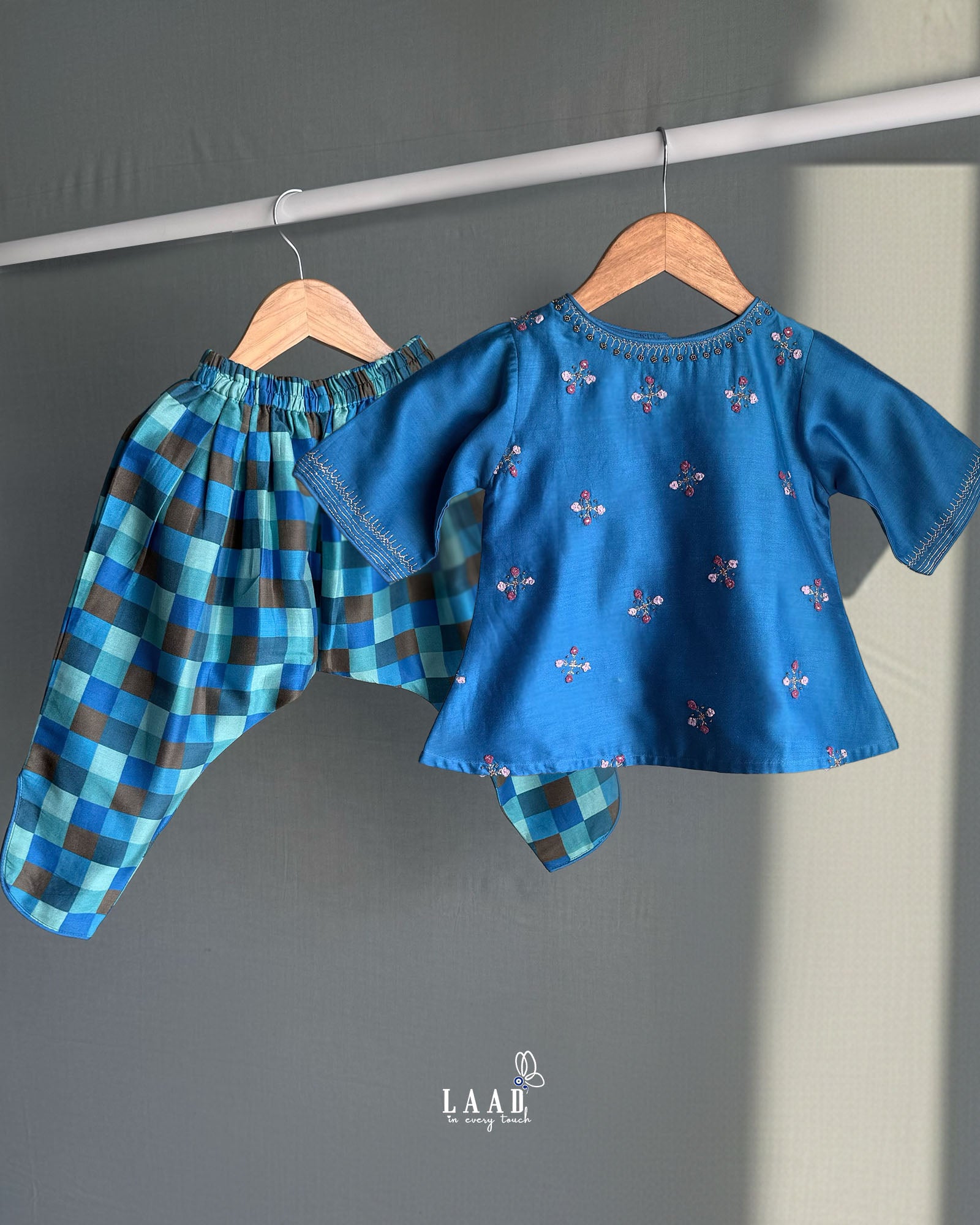 MOROCCO BLUE KURTA SET