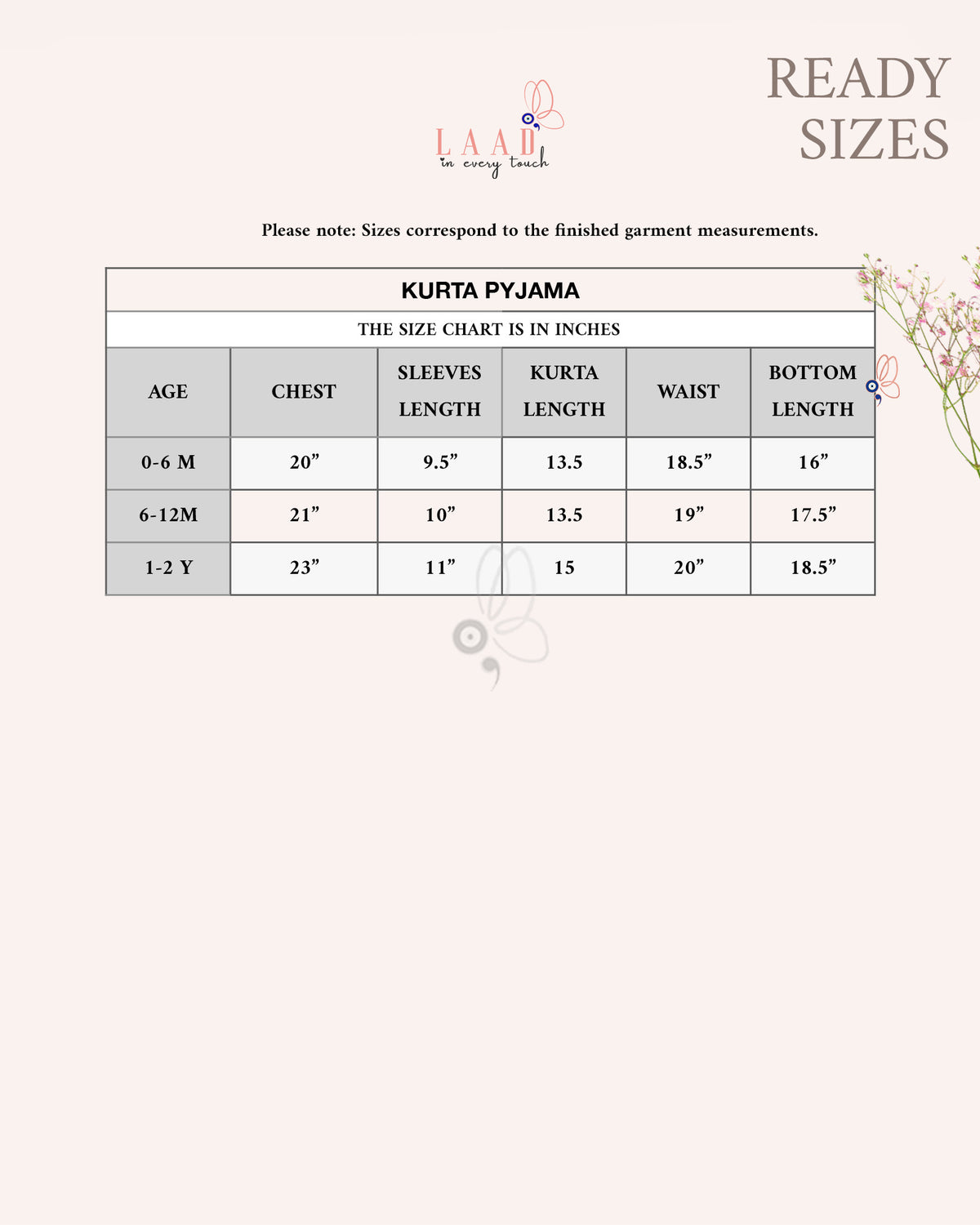 BABY SUNEHRA JASHN KURTA SET