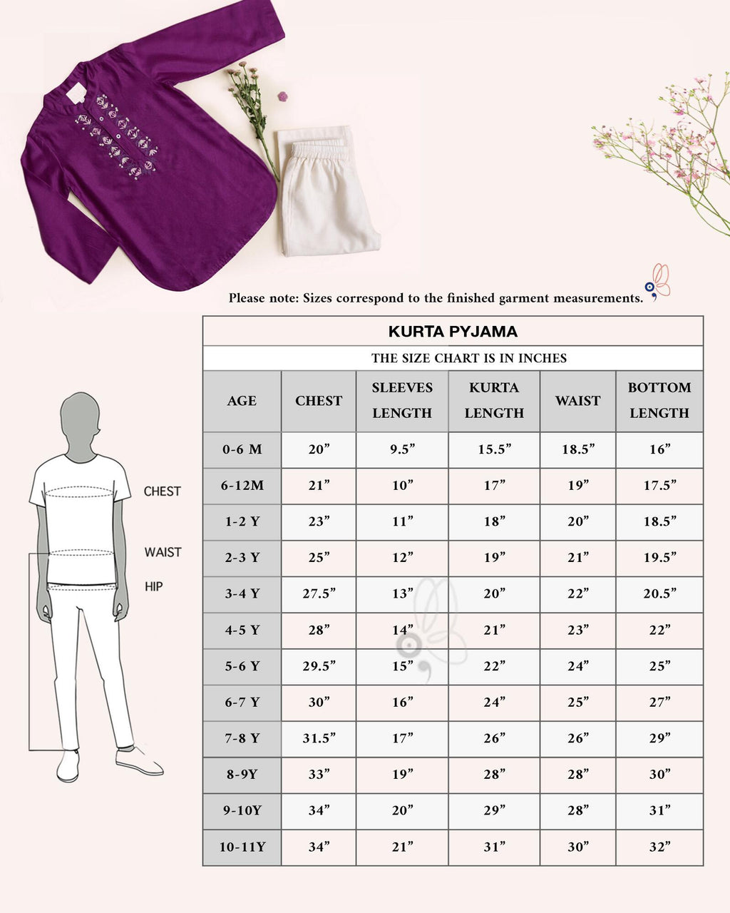 PHULWARI JAPANESE VIOLET KURTA PYJAMA