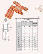 TWILIGHT CHECKERED PEPLUM CO-ORD