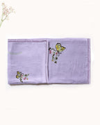 Hand-crafted,organic baby embroidered carefree breeze  Titalee Dohars with dazzling butterflies. perfect baby shower gifting by laadindia