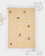 Delightful quilt features embroidered cherries & blends seamlessly with any nursery. Soft cotton & cozy filling for ultimate comfort.