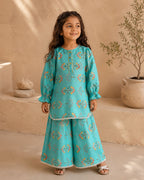 FIROZA JASHN KURTA SHARARA SET