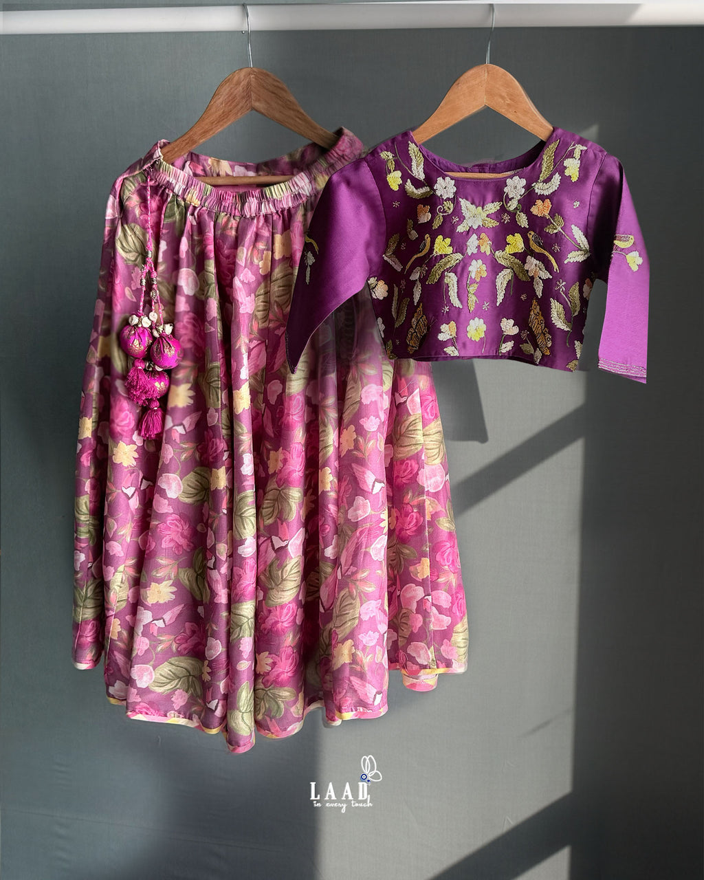 BULBUL VOILET BAGH LEHENGA WITH DUPATTA