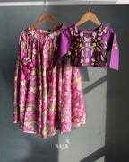 BULBUL VOILET BAGH LEHENGA WITH DUPATTA