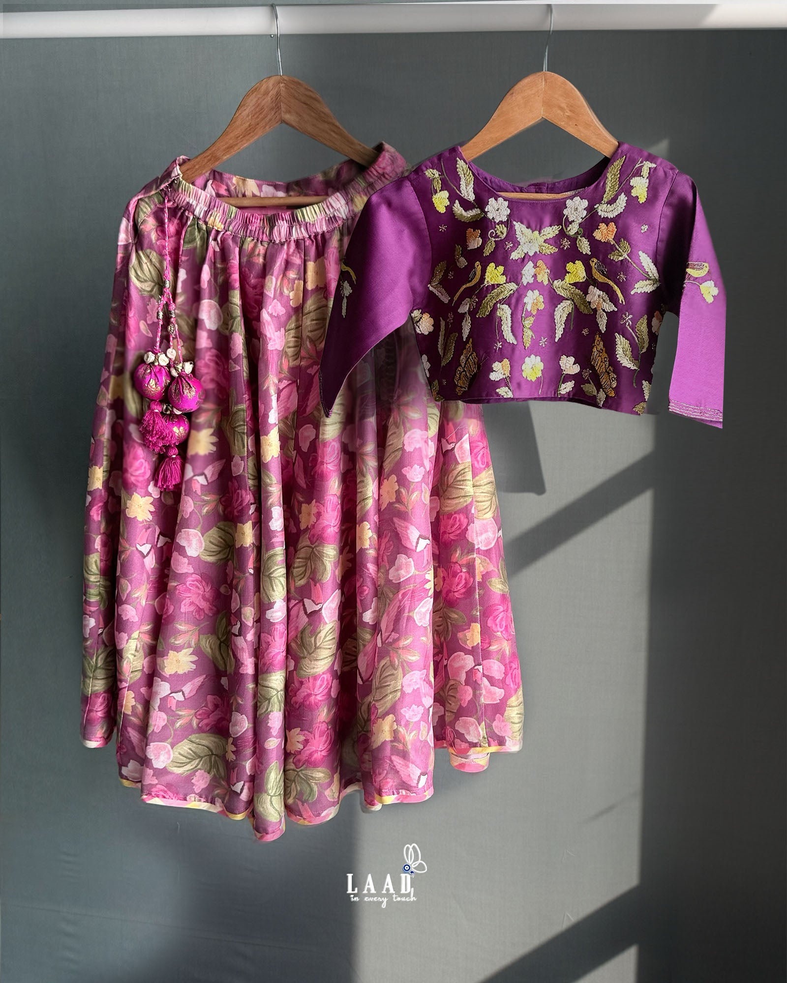 BULBUL VOILET BAGH LEHENGA WITH DUPATTA