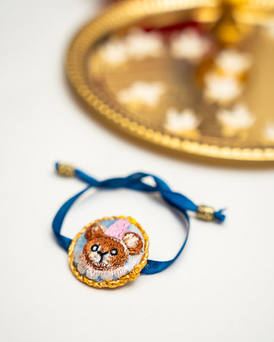 Celebrate the bond of love and siblinghood with a twist! Each Surprise Rakhi is a one-of-a-kind piece, handcrafted using premium fabrics and skin-safe threads. You won’t know which adorable character you’ll receive 
