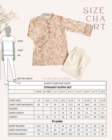 WOODLAND PRINT KURTA PYJAMA